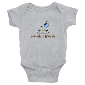 Nourish to Flourish onesie